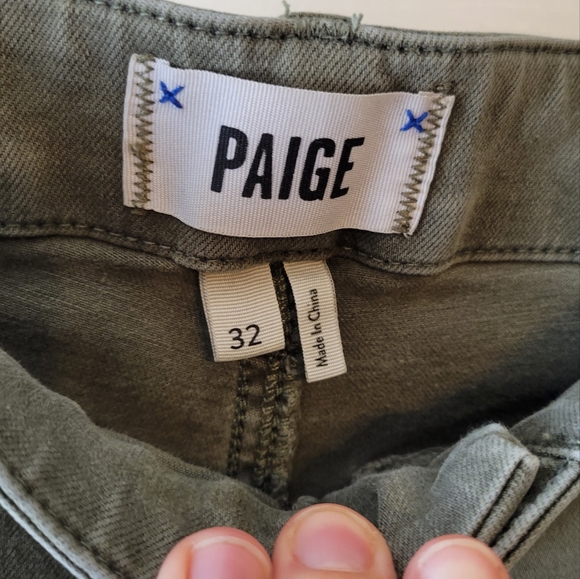 PAIGE jogger style cropped cuff pants - Picture 5 of 7